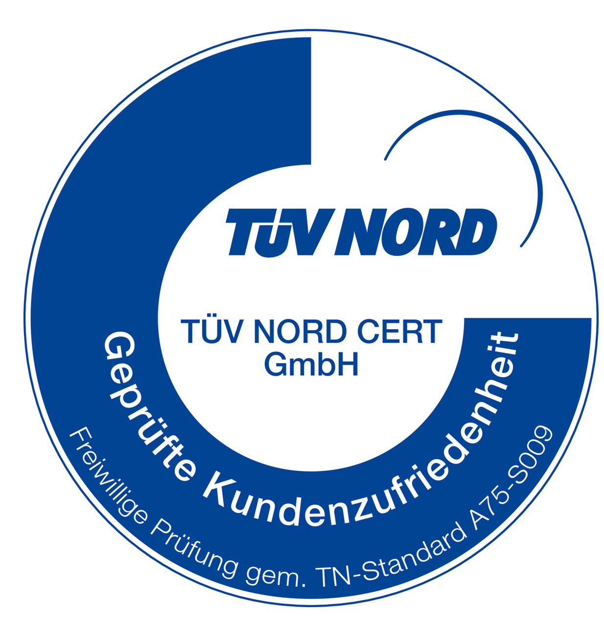 Logo TÜV NORD CERT - Duitse onafhankelijke kwaliteitscertificering