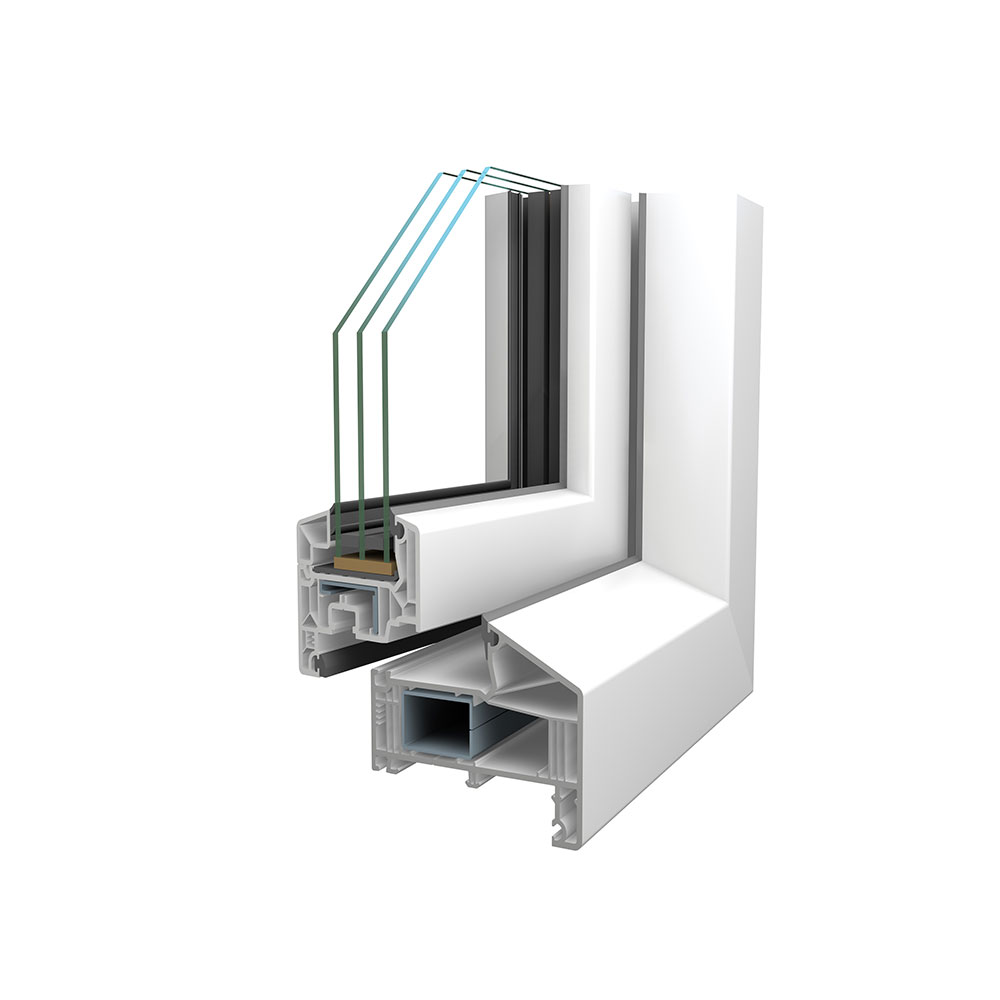 Productfoto van VEKA Softline 82 NL kunststof kozijnprofiel